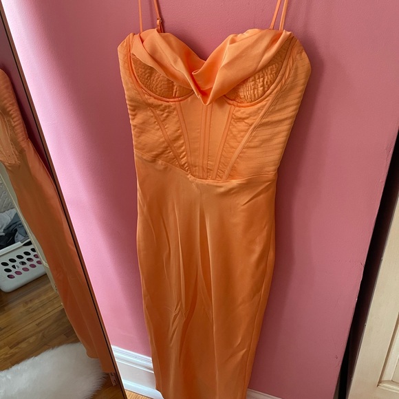 House of CB Dresses House Of Cb Orange Dress Poshmark